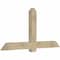 Ekena Millwork Eugene Rough Sawn Timber Gable Bracket, Douglas Fir, 72"W x 36"H x 4"D x 6"F, 12/12 Pitch GBW072X36X0406EUG00RDF - alternate 2